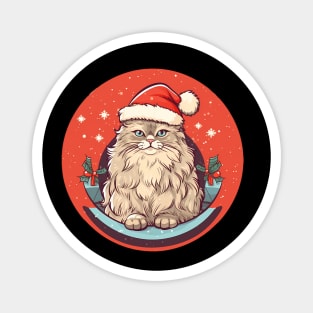 Siberian Cat Xmas, Love Cats Magnet